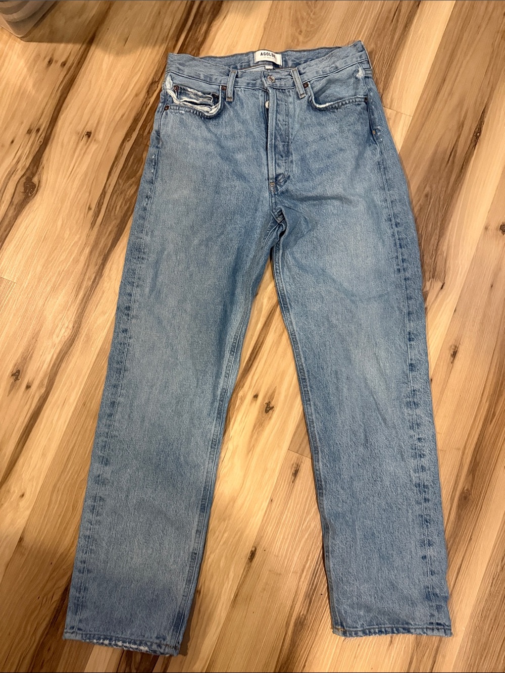 Agolde Light Wash Straight women’s Jeans 25